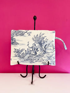 Pochette Toile de Jouy