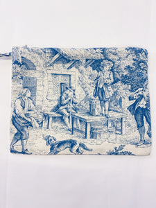 Pochette Toile de Jouy