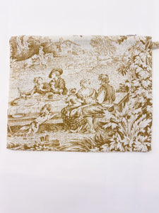 Pochette Toile de Jouy