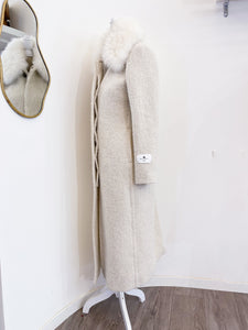 Cappotto Steyer boucle fur- Taglia 44