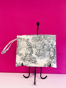 Pochette Toile de Jouy