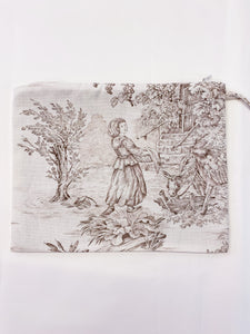 Pochette Toile de Jouy