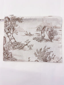 Pochette Toile de Jouy