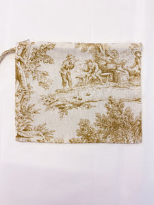 Pochette Toile de Jouy