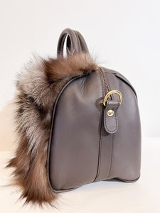 Bag with mink inserts